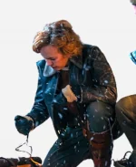 Brittany Allen The Yeti 2026 Black Leather Jacket
