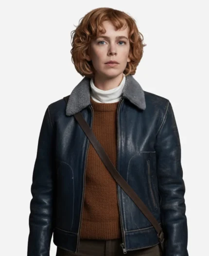 Brittany Allen The Yeti Leather Jacket
