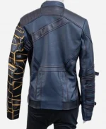 Bucky Barnes The Falcon and the Winter Soldier Black Leather Jacket