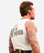 CM Punk Monday Night RAW 2026 Tank White Top