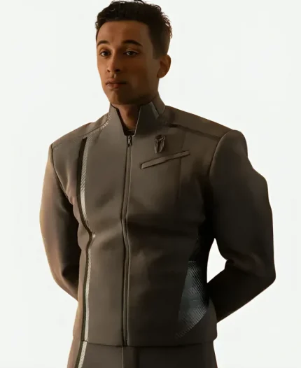 Caleb Mir Star Trek Starfleet Academy Grey Jacket
