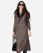Calvin Klein Fall 2026 NYC Anne Hathaway Sleeveless Trench Vest Coat