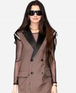 Calvin Klein Fall NYC 2026 Anne Hathaway Sleeveless Trench Vest Coat