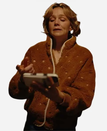 Carey Mulligan Beef S02 Sherpa Fleece Jacket