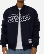 Carlton Blues 1995 Nylon Bomber Jacket
