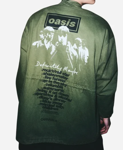 Carnival x Oasis 2026 Legendary Parka Green Jacket