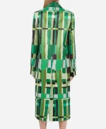 Carrie Preston Elsbeth S03 Green Printed Coat