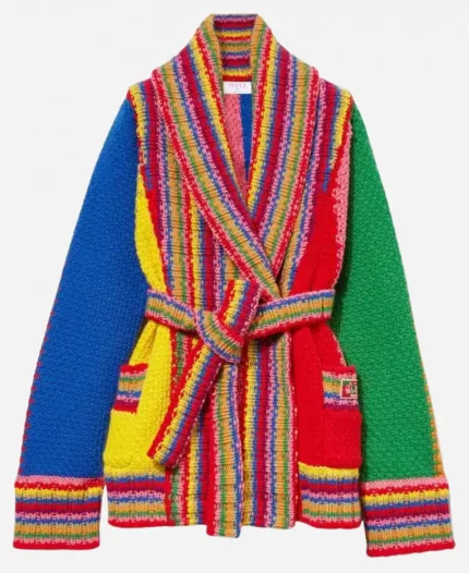 Carrie Preston TV-Series Elsbeth Season 03 Elsbeth Tascioni Multicolor Belted Cardigan