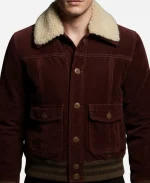 Catherine Missal Tell Me Lies S03 Brown Suede leather Jacket