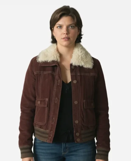 Catherine Missal Tell Me Lies S03 Marron Jacket