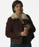 Catherine Missal Tell Me Lies S03 Suede Jacket