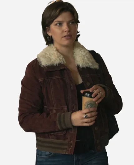 Catherine Missal Tell Me Lies S03 Suede Jacket