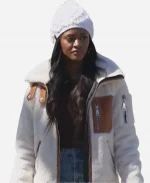 Charity Lawson The Bachelorette S20 Sherpa Jacket
