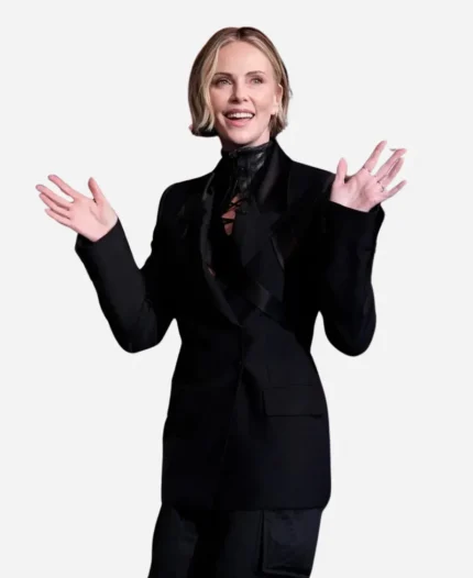 Charlize Theron 2026 NYC Alexander McQueen Blazer