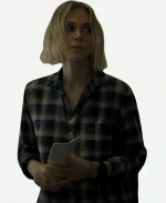 Charlize Theron Apex 2026 Plaid Shirt