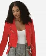 Chelsea Hamilton Beyond the Gates Red Jacket