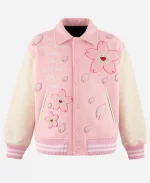 Cherry Blossom Varsity Jacket