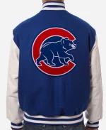 Chicago Cubs Wool & Leather Letterman Varsity Jacket