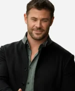Chris Hemsworth Crime 101 Black Coat