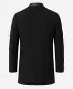 Chris Hemsworth Crime 101 Black Wool Coat