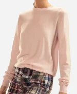 Christa Miller Shrinking Pink Sweater - Jacket Era