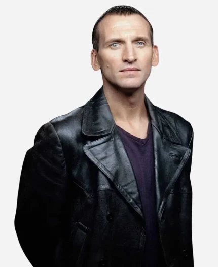 Christopher Eccleston Doctor Who Ninth Doctor Black Leather Jacket