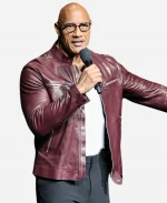 CinemaCon 2026 Dwayne Johnson Leather Jacket