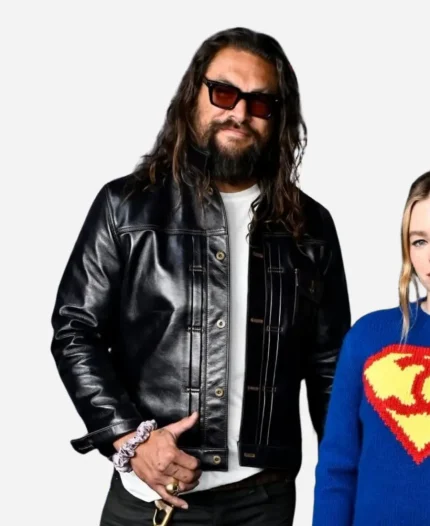 Cinemacon Jason Momoa Leather Jacket