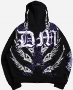 Civil Regime x WWE 2026 Dominik Mysterio Dirty Dom Wanted Black Full Zip Hoodie