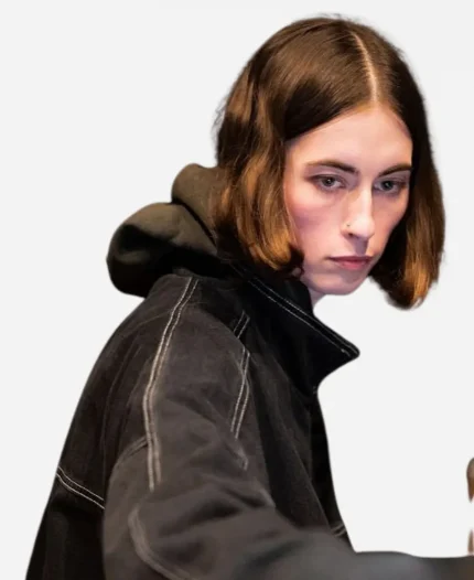 Claire Rousay 2026 St Matthias Church Black Oversized Work Jacket