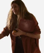 Clare Pierce Tiny Beautiful Things 2023 Brown Jacket