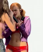 Coachella 2026 Addison Rae Purple Hoodie