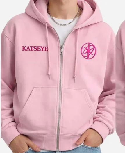Coachella 2026 KATSEYE Pinky Up Pink Hoodie