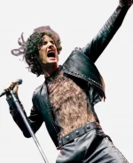 Coachella 2026 Sombr Leather Jacket