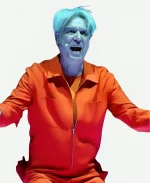Coachella David-Byrne Orange Jacket