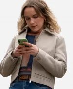 Code Of Silence S01 Rose Ayling-Ellis Grey Wool Jacket
