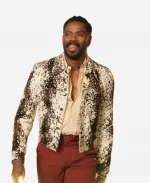 Colman Domingo The Jennifer Hudson Show S04 Cow Hide Trucker Jacket