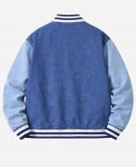 Colorblock Denim Varsity Jacket - Starter