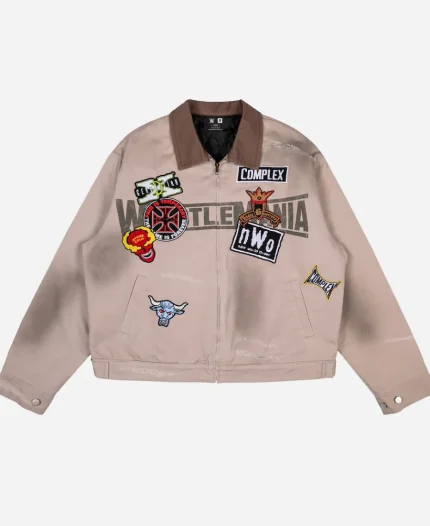 Complex x WWE WrestleMania 42 Work Tan Full-Zip Jacket