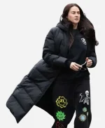 Count Me Lies Shailene Woodley Puffer Coat