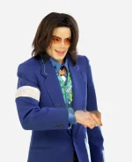 Courtside Michael Jackson Blue Blazer