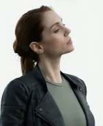 Cristiana Dell’Anna A Taste for Murder Leather Jacket