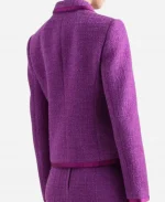 Dana Perino America’s Newsroom 2026 Tweed Jacket - Purple