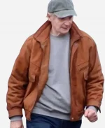 Danny 4 Kids Walk Into a Bank 2026 Liam Neeson Suede Leather Jacket