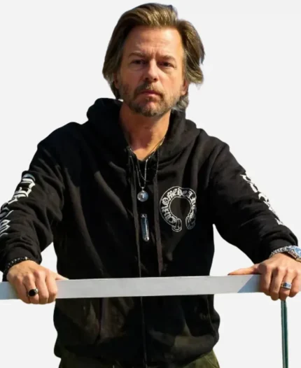 David Spade Movie Outcome 2026 Buddy Gomorrah Black Hooded Jacket