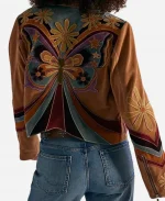 Days of Our Lives Ashley Puzemis Striped Suede Jacket