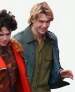 Deacon Phillippe 4 Kids Walk Into a Bank Blue Leather Jacket