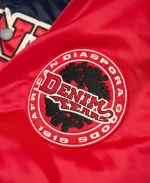 Denim Tears 2026 Baseball Varsity Jacket In Navy & Red