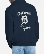 Detroit Tigers Franchise Navy Full Zip Varsity Jacket