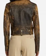 Diana Silvers NY Fashion Week 2026 Leather Jacket